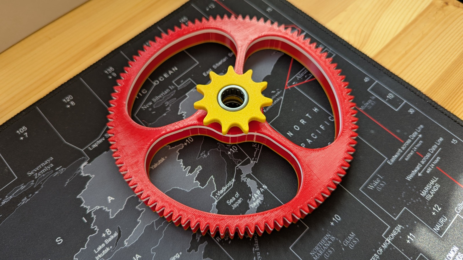 Multi-colour 3D printed replacement part assembly